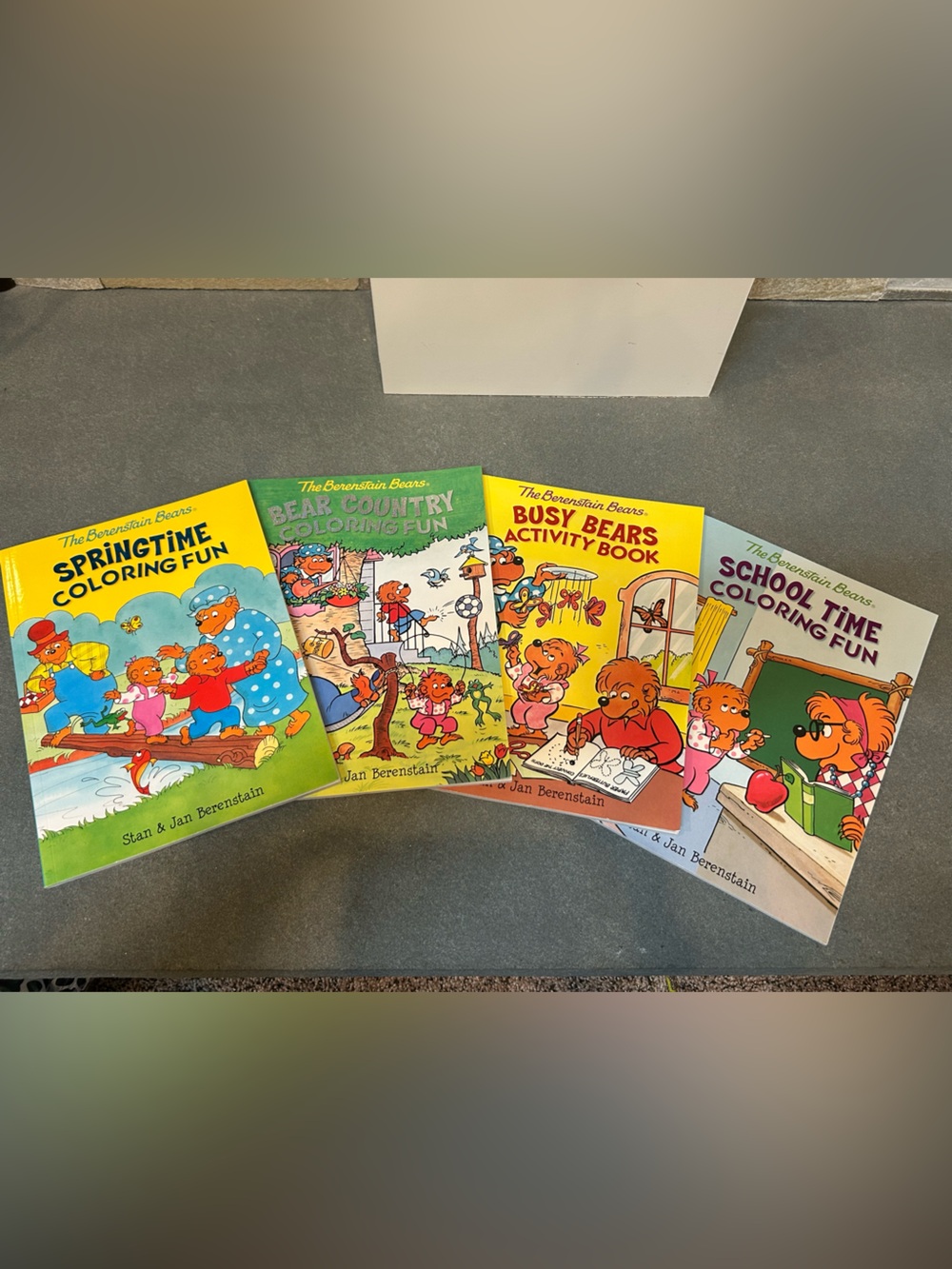 The Berenstain Bears Lot of 4 Coloring & Activity Books Paperback